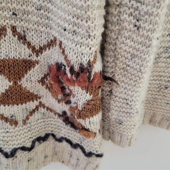 Free People Aztec Arrowhead Hooded Sweater - Picture 5 of 8